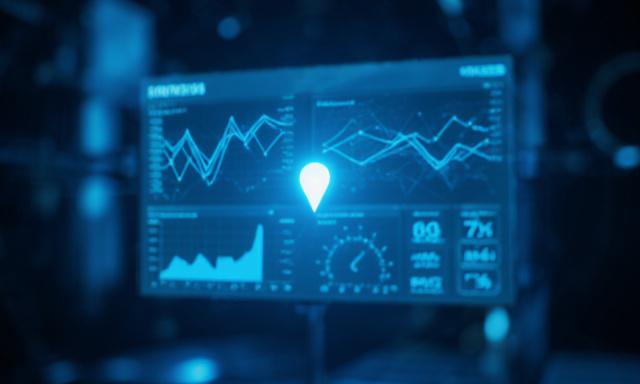 Professional looking at complex data forecasting charts on a screen